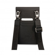 Karl Lagerfeld Saffiano Metal Ikonik Wallet Phone Bag Black (black) 3