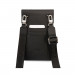 Karl Lagerfeld Saffiano Metal Ikonik Wallet Bag - оригинална универсална чанта с презрамки, подходяща за смартфони (черен) 4