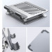 Ugreen Desk Folding Tablet Stand - преносима алуминиева сгъваема поставка за таблети до 12.9 инча (сребрист) 8