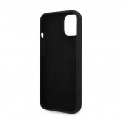 Guess Hard Silicone Case - силиконов (TPU) калъф за iPhone 14 (черен)  4
