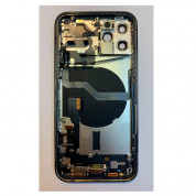 Apple iPhone 12 Pro Backcover Full Assembly - оригинален резервен заден капак заедно с Lightning порт, безжично зареждане, лидар скенер и бутони (син) 1