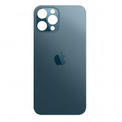Apple iPhone 12 Pro Backcover Full Assembly - оригинален резервен заден капак заедно с Lightning порт, безжично зареждане, лидар скенер и бутони (син)