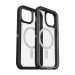 Otterbox Defender XT Case - хибриден удароустойчив кейс с MagSafe за iPhone 13 и iPhone 14 (черен-прозрачен) 1