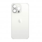 Apple iPhone 13 Pro Backcover Full Assembly - оригинален резервен заден капак заедно с Lightning порт, безжично зареждане, лидар скенер и бутони (сребрист)