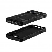 Urban Armor Gear Monarch Pro MagSafe Case - удароустойчив хибриден кейс с MagSafe за iPhone 14 (черен-карбон) 1