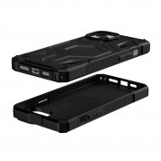 Urban Armor Gear Monarch Pro MagSafe Case - удароустойчив хибриден кейс с MagSafe за iPhone 14 Plus (черен) 1