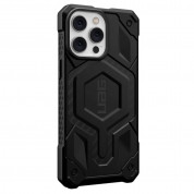 Urban Armor Gear Monarch Pro MagSafe Case - удароустойчив хибриден кейс с MagSafe за iPhone 14 Pro Max (черен-карбон) 4