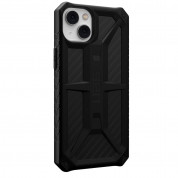 Urban Armor Gear Monarch Case - удароустойчив хибриден кейс за iPhone 14 Plus (черен-карбон) 3