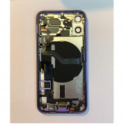 Apple iPhone 12 mini Backcover Full Assembly - оригинален резервен заден капак заедно с Lightning порт, безжично зареждане и бутони (лилав) 1