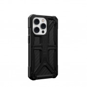 Urban Armor Gear Monarch Case - удароустойчив хибриден кейс за iPhone 14 Pro (черен-карбон) 4
