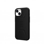 Urban Armor Gear Civilian MagSafe Case - удароустойчив хибриден кейс с MagSafe за iPhone 14 Plus (черен) 4