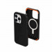 Urban Armor Gear Civilian MagSafe Case - удароустойчив хибриден кейс с MagSafe за iPhone 14 Pro (черен) 3