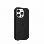 Urban Armor Gear Civilian MagSafe Case - удароустойчив хибриден кейс с MagSafe за iPhone 14 Pro (черен) 4