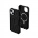 Urban Armor Gear Pathfinder MagSafe Case - удароустойчив хибриден кейс за iPhone 14 (черен) 4