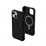 Urban Armor Gear Pathfinder MagSafe Case - удароустойчив хибриден кейс за iPhone 14 Plus (черен) 3
