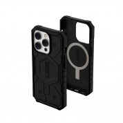 Urban Armor Gear Pathfinder MagSafe Case - удароустойчив хибриден кейс за iPhone 14 Pro (черен) 2