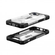 Urban Armor Gear Plasma Case - удароустойчив хибриден кейс за iPhone 14 Plus (прозрачен) 1