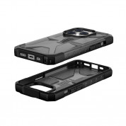 Urban Armor Gear Plasma Case - удароустойчив хибриден кейс за iPhone 14 Pro (черен-прозрачен) 1