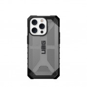 Urban Armor Gear Plasma Case - удароустойчив хибриден кейс за iPhone 14 Pro (черен-прозрачен) 2