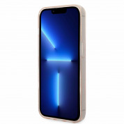 Guess Big 4G Full Glitter Case - силиконов (TPU) калъф за iPhone 14 Pro (златист)  3