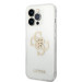 Guess Big 4G Full Glitter Case - силиконов (TPU) калъф за iPhone 14 Pro (прозрачен)  1