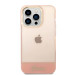 Guess Camera Outline Case - дизайнерски кейс с висока защита за iPhone 14 Pro (розов) 2