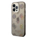 Guess Peony Glitter Case - дизайнерски кейс с висока защита за iPhone 14 Pro (черен) 1