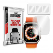GrizzGlass Hydrogel Screen Protector Set - хибридно защитно покритие за дисплея на Apple Watch Ultra 49мм (3 броя) (прозрачен)