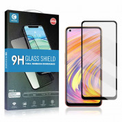 Mocolo Full Glue 5D Tempered Glass - обхващащо и ръбовете стъклено защитно покритие за дисплея на iPhone 14 Plus (черен)