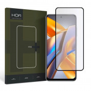 Hofi Glass Pro Plus Tempered Glass 2.5D - калено стъклено защитно покритие за дисплея на Xiaomi Poco M5s, Redmi Note 10, Note 10S (черен-прозрачен)