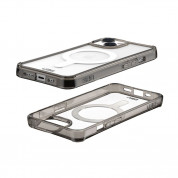 Urban Armor Gear Plyo MagSafe Case - удароустойчив хибриден кейс за iPhone 14 Plus (черен-прозрачен) 1