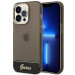 Guess Camera Outline Case - дизайнерски кейс с висока защита за iPhone 14 Pro Max (черен) 1