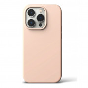 Ringke Soft Silicone Case - силиконов (TPU) калъф за iPhone 14 Pro (розов) 1