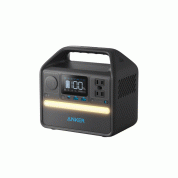 Anker 521 PowerHouse Charging Station 200W - мощна външна батерия с AC (220V за ел. мрежа), USB-C, 2 x USB-A изходи и гнездо за кола (черен) 