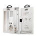 Karl Lagerfeld Liquid Glitter Karl and Choupette Case - дизайнерски кейс с висока защита за iPhone 14 Pro (прозрачен-златист) 6