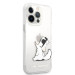 Karl Lagerfeld Choupette Eat Case - дизайнерски кейс с висока защита за iPhone 14 Pro (прозрачен) 3