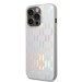 Karl Lagerfeld Iridescent Monogram Case - дизайнерски силиконов кейс за iPhone 14 Pro Max (сребрист)  1