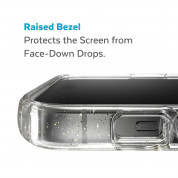 Speck Presidio Glitter Perfect Clear - удароустойчив хибриден кейс за iPhone 14 Pro (прозрачен) 6