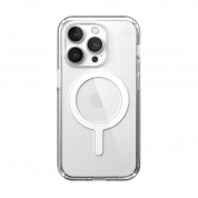 Speck Presidio Perfect Clear Case - удароустойчив хибриден кейс с Magsafe за iPhone 14 Pro (прозрачен) 1