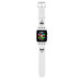 Karl Lagerfeld Karl and Choupette Silicone Watch Strap - силиконова каишка за Apple Watch 38мм, 40мм, 41мм (бял) 2