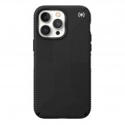Speck Presidio 2 Grip Case - удароустойчив хибриден кейс за iPhone 14 Pro (черен) 1