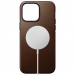 Nomad Modern Leather MagSafe Case - кожен (естествена кожа) кейс с MagSafe за iPhone 14 Pro Max (тъмнокафяв) 2