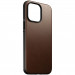 Nomad Modern Leather MagSafe Case - кожен (естествена кожа) кейс с MagSafe за iPhone 14 Pro Max (тъмнокафяв) 5