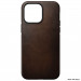 Nomad Modern Leather MagSafe Case - кожен (естествена кожа) кейс с MagSafe за iPhone 14 Pro Max (тъмнокафяв) 3