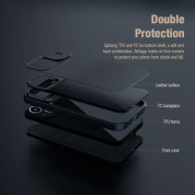 Nillkin Qin Book Pro Leather Flip Case - кожен калъф, тип портфейл за iPhone 14, iPhone 13 (сив) 2
