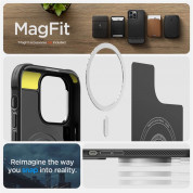Spigen Rugged Armor MagFit Case - хибриден кейс с висока степен на защита с MagSafe за iPhone 14 Pro Max (черен-мат)  11