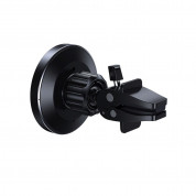 Joyroom Magnetic Wireless Vent Car Charge Holder 15W - поставка за радиаторa на кола с безжично зареждане за iPhone с Magsafe (черен) 1