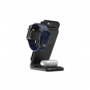 Tech-Protect Wireless Charger QI15W-A20 - тройна поставка (пад) за безжично зареждане за iPhone, Apple Watch, AirPods и Qi съвместими устройства (бял) 1