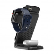 Tech-Protect Wireless Charger QI15W-A20 - тройна поставка (пад) за безжично зареждане за iPhone, Apple Watch, AirPods и Qi съвместими устройства (черен) 1