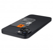 Spigen Optik Pro tR Ez Fit Lens Protector - комплект 2 броя предпазни стъклени лещи за камерата на iPhone 14, iPhone 14 Plus (черен) 3